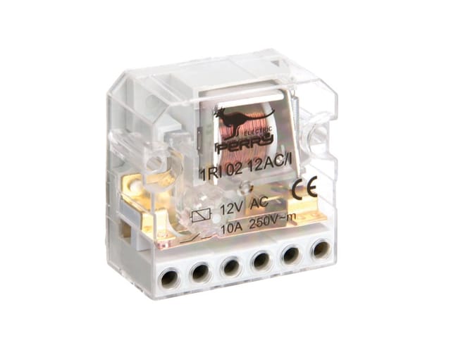 Perry - Stromstoss-Schalter 1RI0212AC/I, 12 v, 2 Schaltkontakte