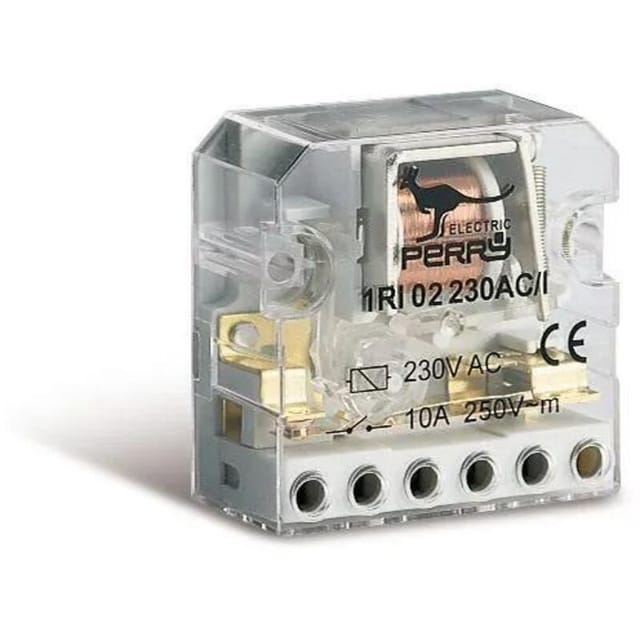 Perry - Stromstoss-Schalter 1RI02230AC/I, 230 v, 2 Schaltkontakte