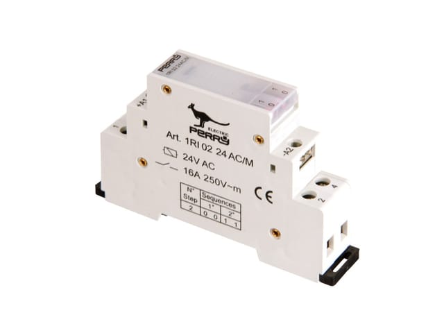 Stromstoss-Schalter 1RI0224AC/M, 24 v, 2 Kontakte - Perry