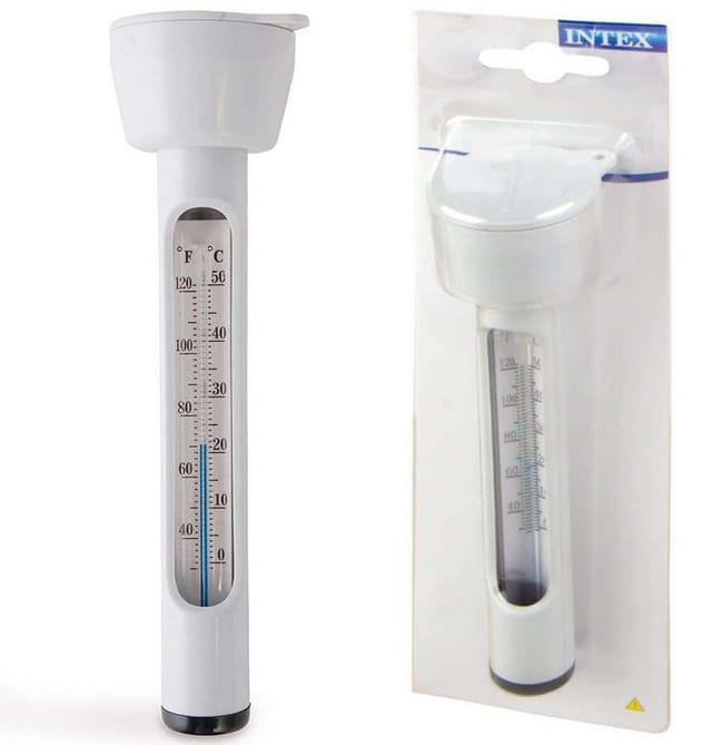 Pool-Thermometer, schwimmend, 24 cm, INTEX, weiß