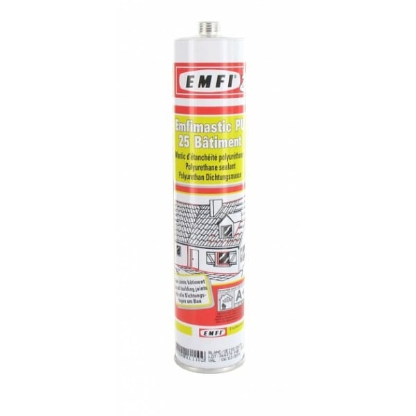 Emfi - PU25 Polyurethan-Dichtstoff - Sand - 300 ml Kartusche - 74064HE085