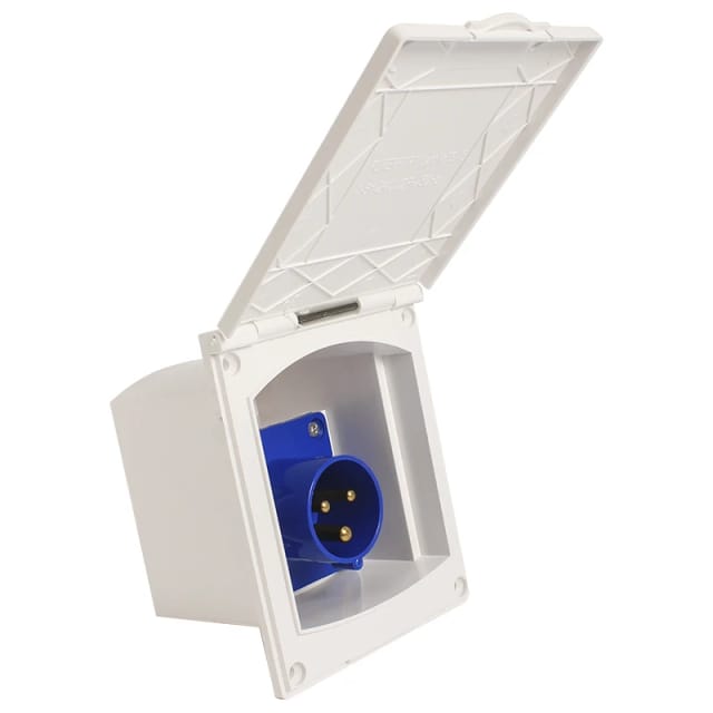 RV Camper 220V-240V 16A Externe Flush Haken Up Wasserdichte Steckdose