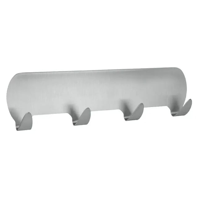 Metaltex - Hakenleiste 'Barette' 4 Haken Edelstahl