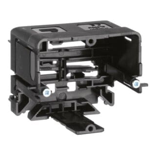 Hager - GLS5510 Brüstungskanal Geräteeinbaudose (l x b) 71 mm x 64 mm 1 St. Schwarz