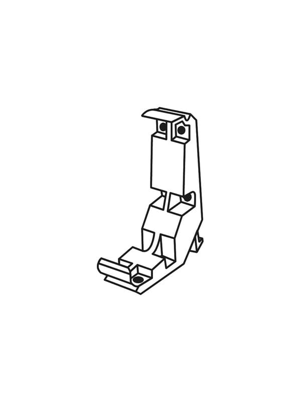 Hager ProfilhalterR-Kanal RK 190 H150xB190mm sw M5850