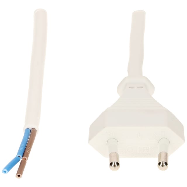 Max Hauri 108786 Strom Anschlusskabel Weiß 3 m