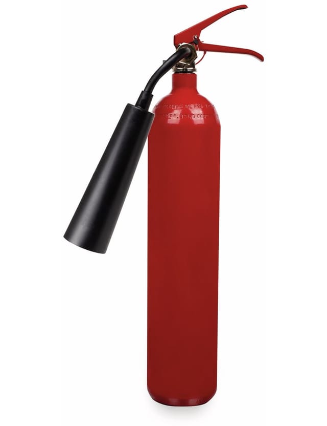 Feuerlöscher, Kohlendioxid, 2 kg, Brandklasse 34B, CB2 - Smartwares