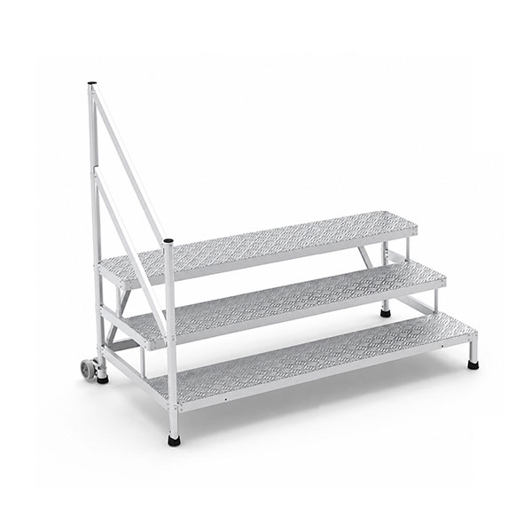 Montagetritt 3 Stufen - Maximale Arbeitshöhe 2.70m - Breite 2.05m - Mp3-200-ragcg