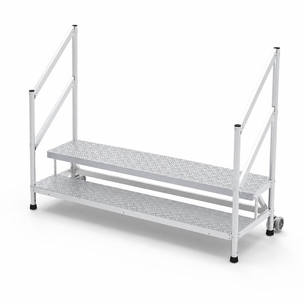 Montagetritt 2 Stufen - Maximale Arbeitshöhe 2.50m - Breite 2.05m - Mp2-200-ragcdg