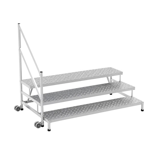 Montagetritt 3 Stufen - Maximale Arbeitshöhe 2.70m - Breite 2.15m - Mp3-200-rlgcg