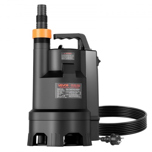 690w Tauchpumpe, 17500l/h, Pp-gf20 Schmutzwasserpumpe Für Abwasser, Schmutzwasser & Sauberes Wasser Mit Automatischem Schwimmerschalter, 9m Förderhöhe, Für Pools Teiche Überflutete Bereiche