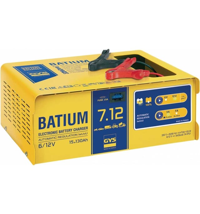 GYS - Batium 7.12 024496 Automatikladegerät 6 v, 12 v 7 a