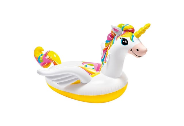 Aufblasbares Einhorn zum Reiten - 226 x 173 cm Intex