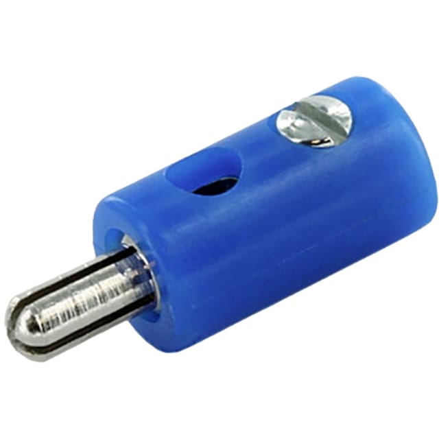Econ Connect - HOS25BL Miniatur-Bananenstecker Stecker Stift-Ø: 2.60 mm 1 St. Bulk