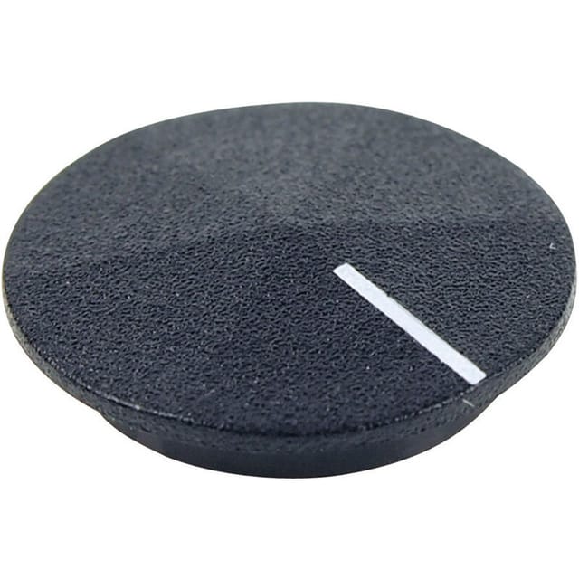 Cliff - CL177801 Abdeckkappe mit Zeiger Schwarz, Weiß Passend für (Serie-Knöpfe) Drehschalter K12 1 St