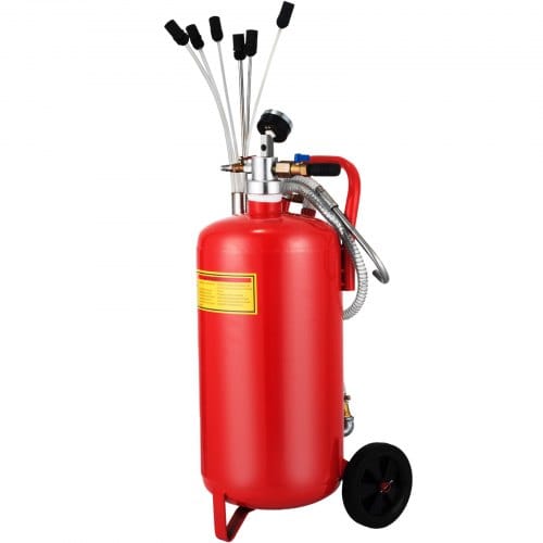 22.7Liter Ölabsauggerät 8-10 bar Ölabsauger pneumatisch Pneumatik 12,5 kg Öl extraktor Ölwechsel - Vevor