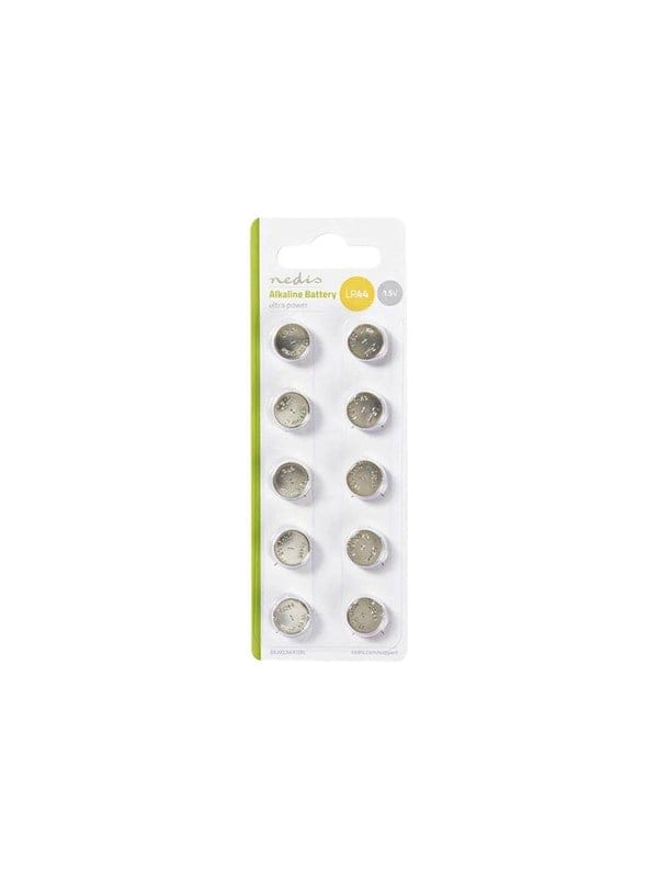 Alkalibatterie lr44 15 v dc 10er blister silber