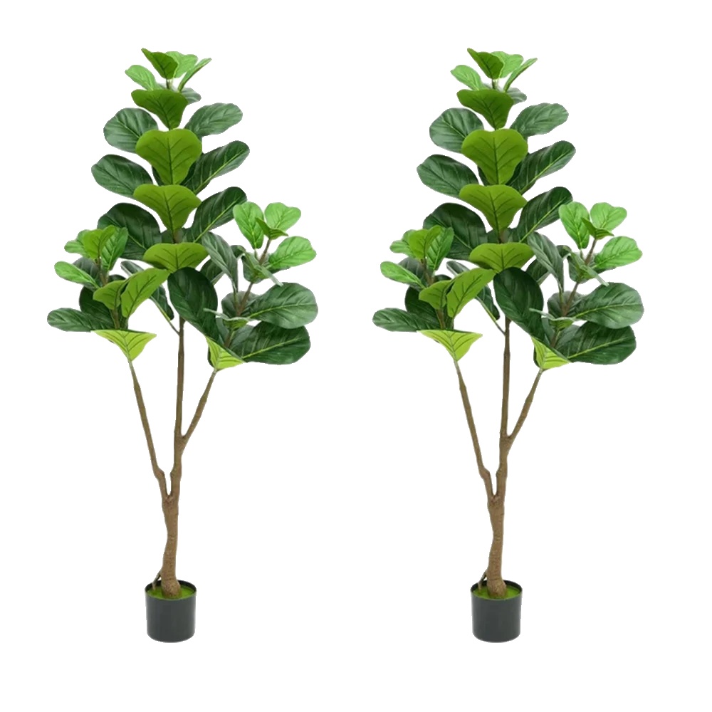 Künstlicher Geigenfeigenbaum, Ultrarealistisches Design, Wartungsfrei