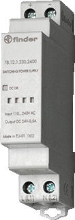 78.12.1.230.1200 Hutschienen-Netzteil (DIN-Rail) 12 v/dc 1.25 a 12 w Inhalt 1 St. - Finder