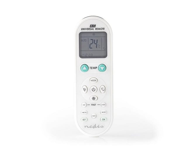 Nedis - Universal fernbedienung fur split unit klimaanlagen programmierfunktionen 2x aaalr03