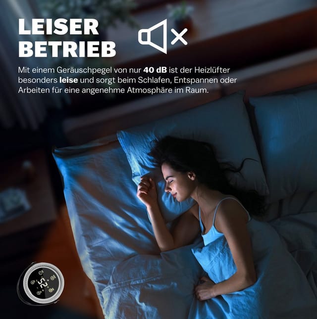 Keramik Heizlüfter 2000W 4 Betriebsmodi 15-35°C Energiesparend 70° Oszillation Timer Leise Fernbedienung Elektroheizung Heizstrahler weiß - Monzana