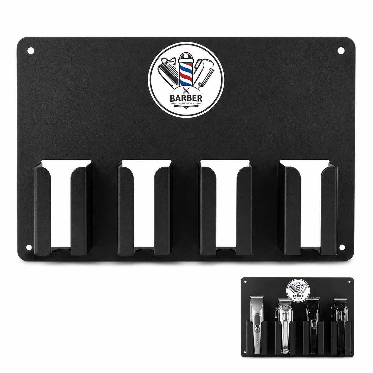 Magnetischer Friseurhalter Für Trimmer Und Haarschneidemaschinen, Schwarz