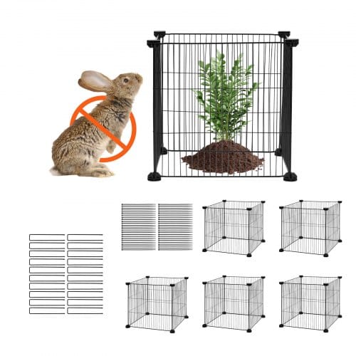 5er-pack Pflanzenschutz Vor Tieren, 15,35 X 15,35 Zoll Pflanzenschutz Aus Hühnerdraht, Pflanzenkäfige Für Pflanzen Im Freien, Blumen Und Gemüse, Hält Hasen, Hühner Und Eichhörnchen Fern, 20-teiliges M