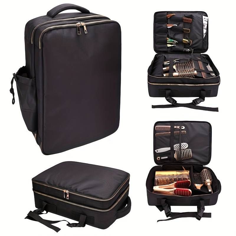 Friseur-rucksack Für Accessoires, Geräumig, Schwarz, Exklusiv