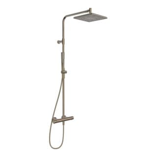 Hansa - Aurelia - Brauseset mit Thermostat, 25x25 cm, Bronze gebürstet 4719911381