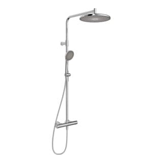 Aurelia - Brauseset mit Thermostat, Durchmesser 30 cm, 3 Strahlarten, Chrom 47199103 - Hansa