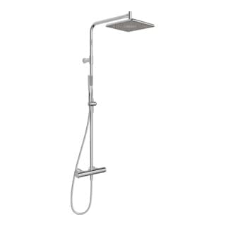 Hansa Aurelia - Duschset mit Thermostat, 25x25 cm, Chrom 47199113