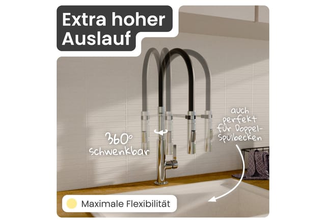 K4 Spültischarmatur, Chrom