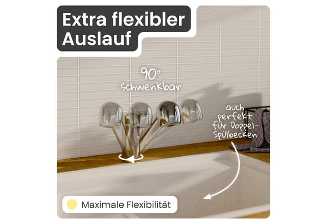K2 Spültischarmatur, Chrom