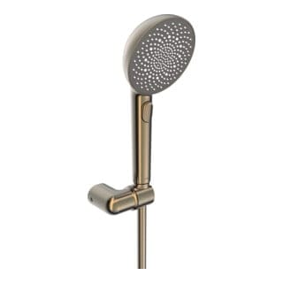 Hansa Aurelia - Set Handbrause, Halter und Schlauch, 3 Strahlarten, Bronze gebürstet 4717012081