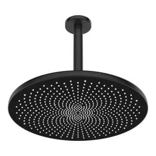 Hansa Aurelia - Kopfbrause, Durchmesser 30 cm, schwarz matt 4727030033