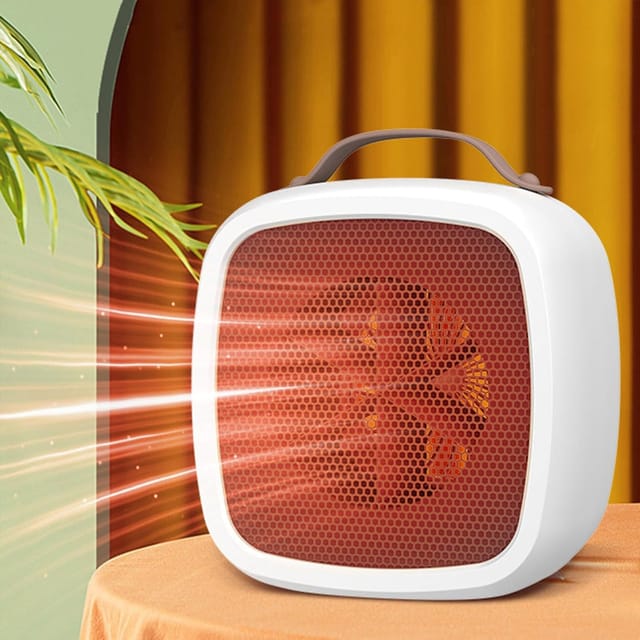 Heizlüfter, Kleine Tragbare Elektrische Heizung, Badezimmer-heizlüfter (weiß)