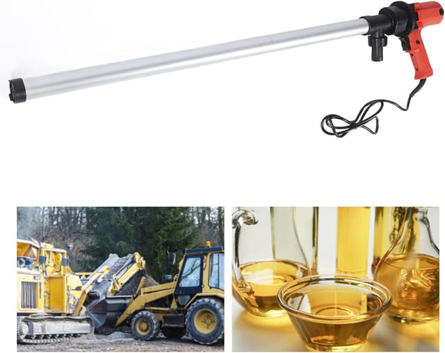 Elektrische Fasspumpe, tragbare Fasspumpe für 200L-220L Standardfässer, 8000 U/min, 60-80L/min - Ej.life