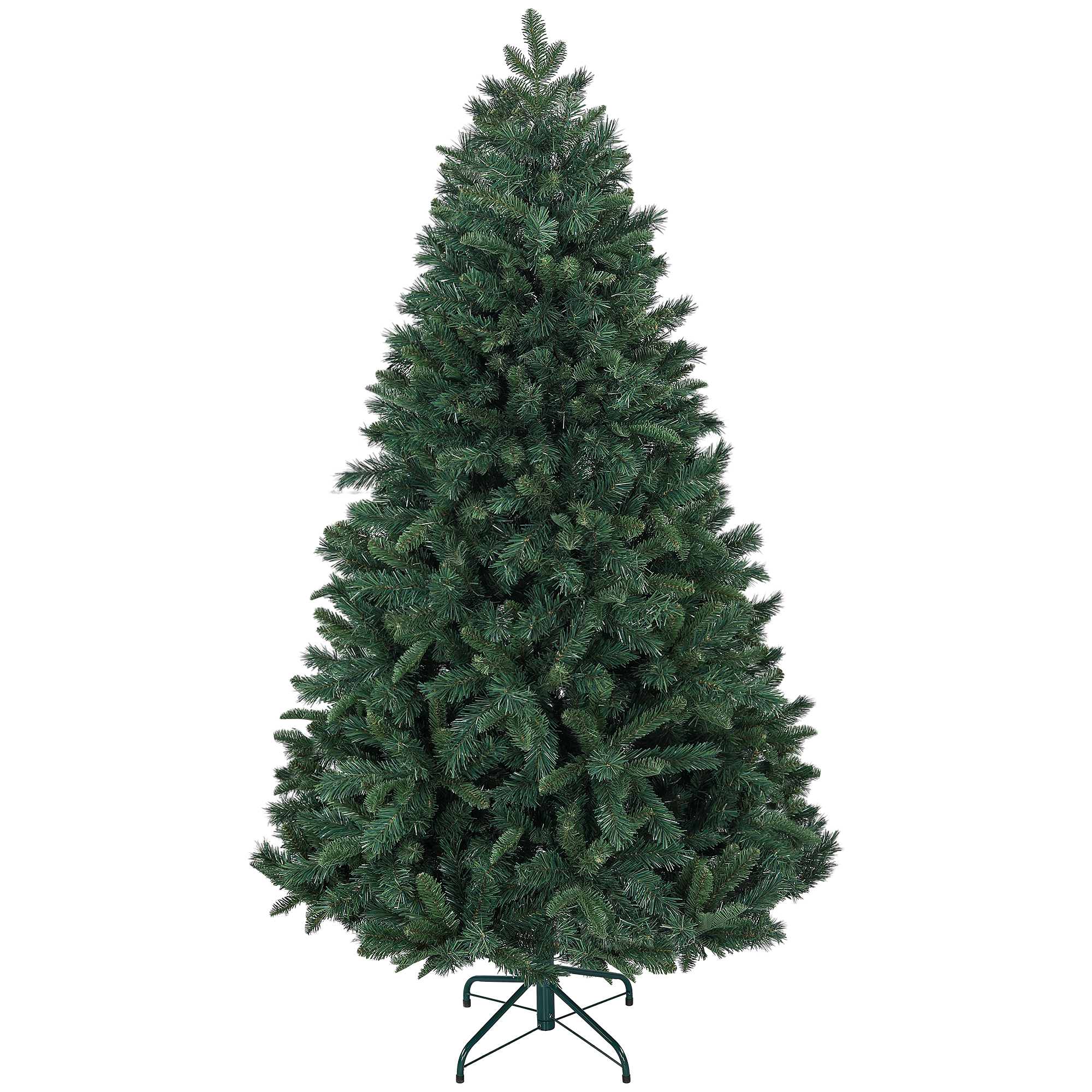 Künstlicher Weihnachtsbaum, 180 Cm Hoch, Mit 1061 Zweigen Und Metallfuß, Grün