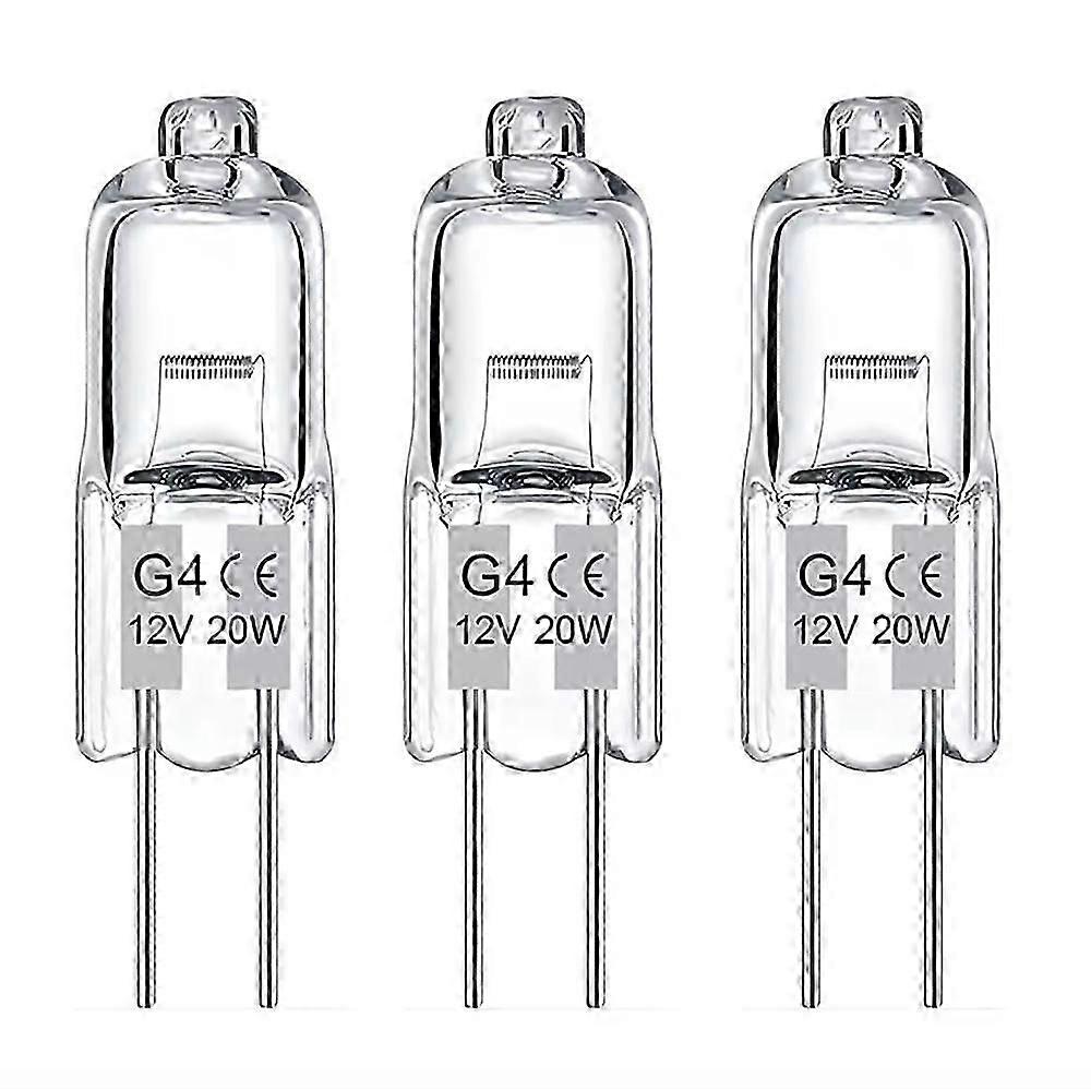 Packung Mit 20 G4 20w 12v Halogenlampen Varmvita Ljus Fr Perfekt Belysning