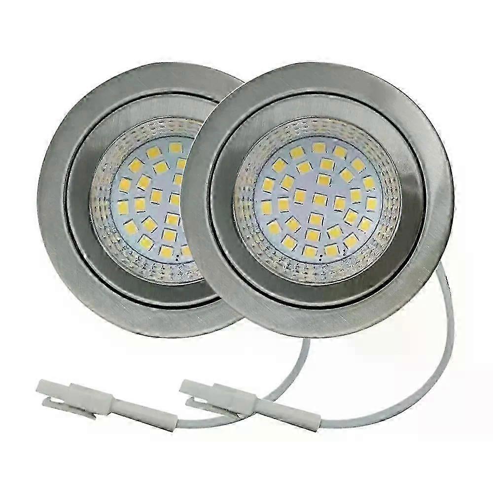 Set Aus 2 Led-lampen 230v 25w Für Dunstabzugshauben, Mit 60mm Öffnung Und Klarglas, Kompatibel Mit Küchenabzugshauben Und Rauchabzügen (20w Halogenlampe).
