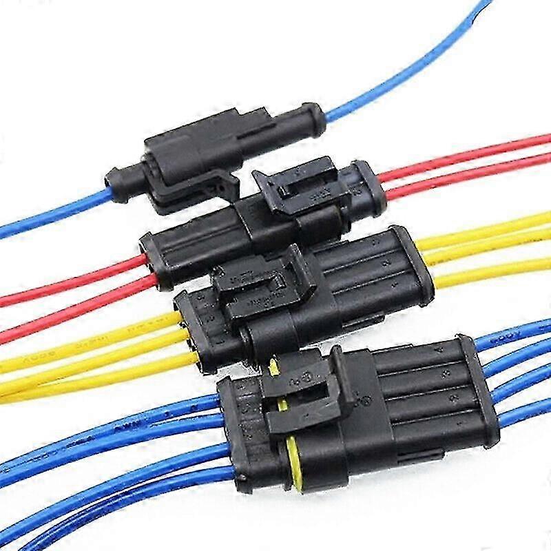 708x Auto Kfz Stecker Steckverbindung Steckverbinder Wasserdicht Cable 1-6polig
