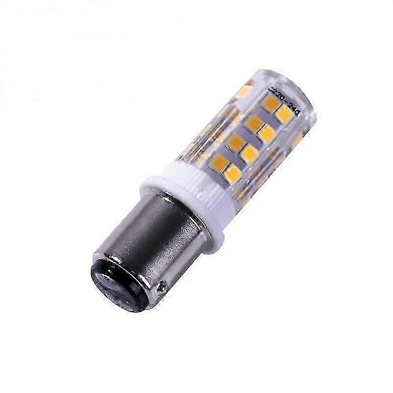 Doppelkontakt-led-lampe Ba15d Smd2835 220v 51 Ultrahelle Leds Für Singer Pfaff Tw Nähmaschinen. (warmweiß)