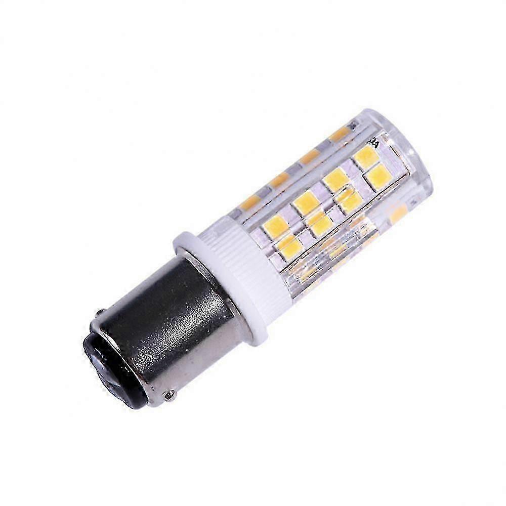 Doppelkontakt-led-lampe Ba15d Smd2835 220v 51 Ultrahelle Leds Für Singer Pfaff Tw Nähmaschinen. (weiß)