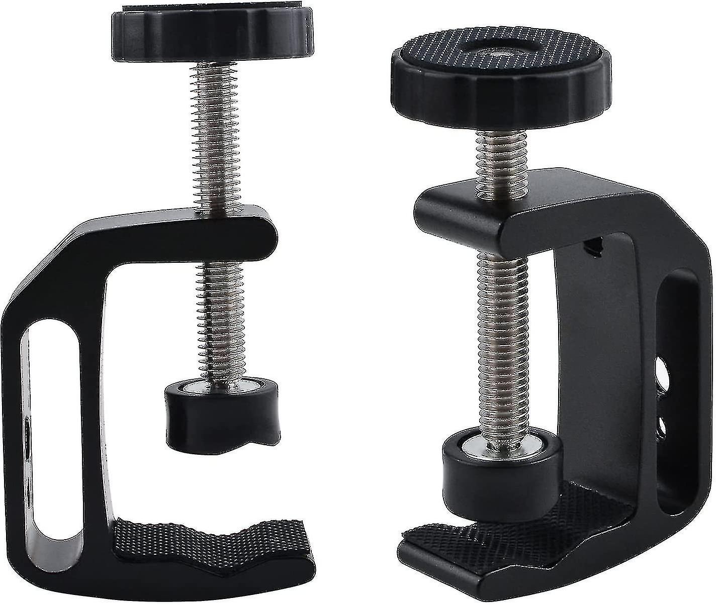 Universelle C-klemme, Set Aus 2 Universellen Klemmen Aus Aluminiumlegierung Für Tisch Oder Schreibtisch, Mit 1/4- Und 3/8-gewinde.