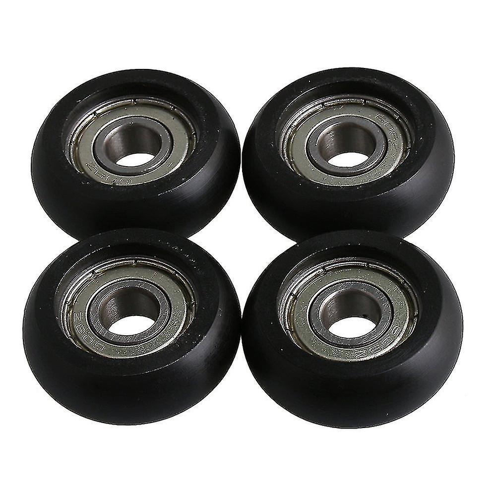 Sätze Schwarzer Stahl-führungsrollen Mit Kugellagern 8x32x12mm--