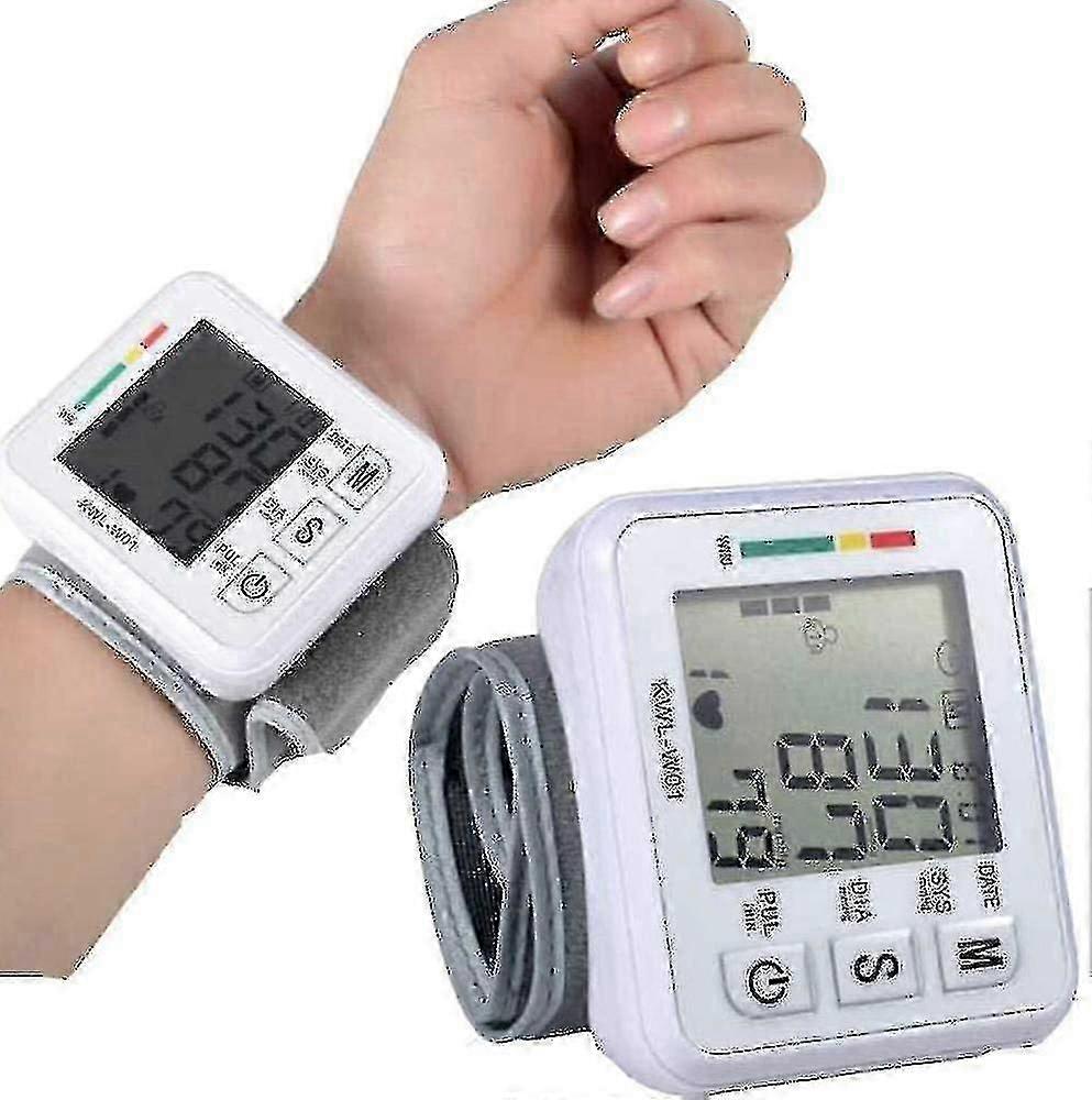 Blutdruckmessgerät, Verstellbares Armband Und Lcd-bildschirm