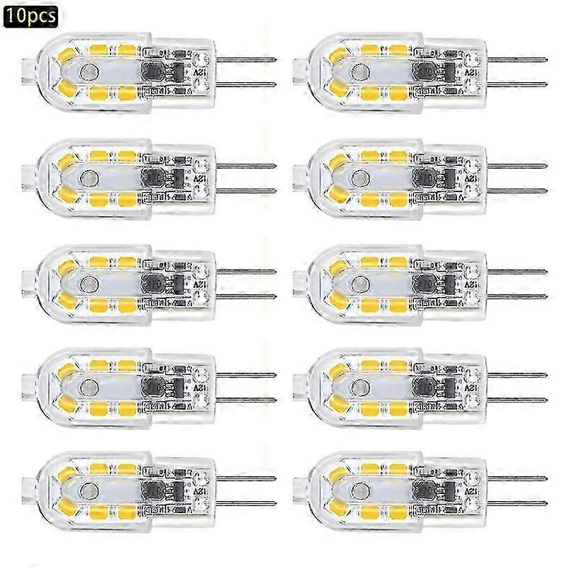 10x G4 5w Ac/dc 12v Led-lampen, Maiskolbenform, Energiesparend, Nicht Dimmbar, Warmweiß