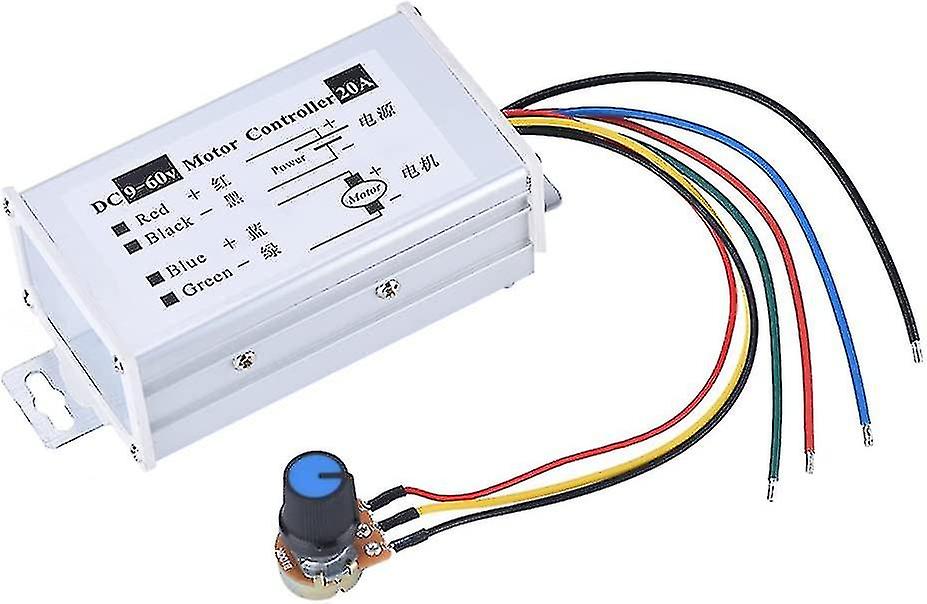 Drehzahlregler Für Gleichstrommotoren, 9–60 V, 20 A, 1200 W, 25 Khz, Drehzahlregler, Regelschalter