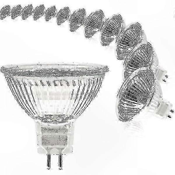 Gu5.3 Halogenlampe, 12 V, 20 W, Warmweiß 2700 K, Dimmbar, 2-pin-sockel, 12er-packung