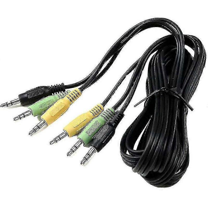 3-in-1 3,5-mm-trs-klinkenadapter Für 5.1-kanal-lautsprecher (o-kabel) – Computerzubehör